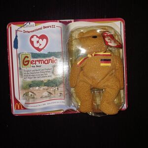 Ty McDonalds Bear Germanía International Plush Doll 2000 Vintage VTG